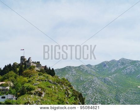 The Croatian Klis castle