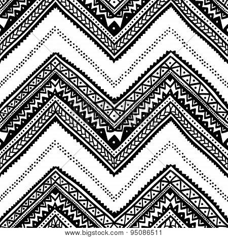 Black and white geometric pattern.
