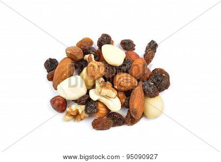 Trail Mix On White