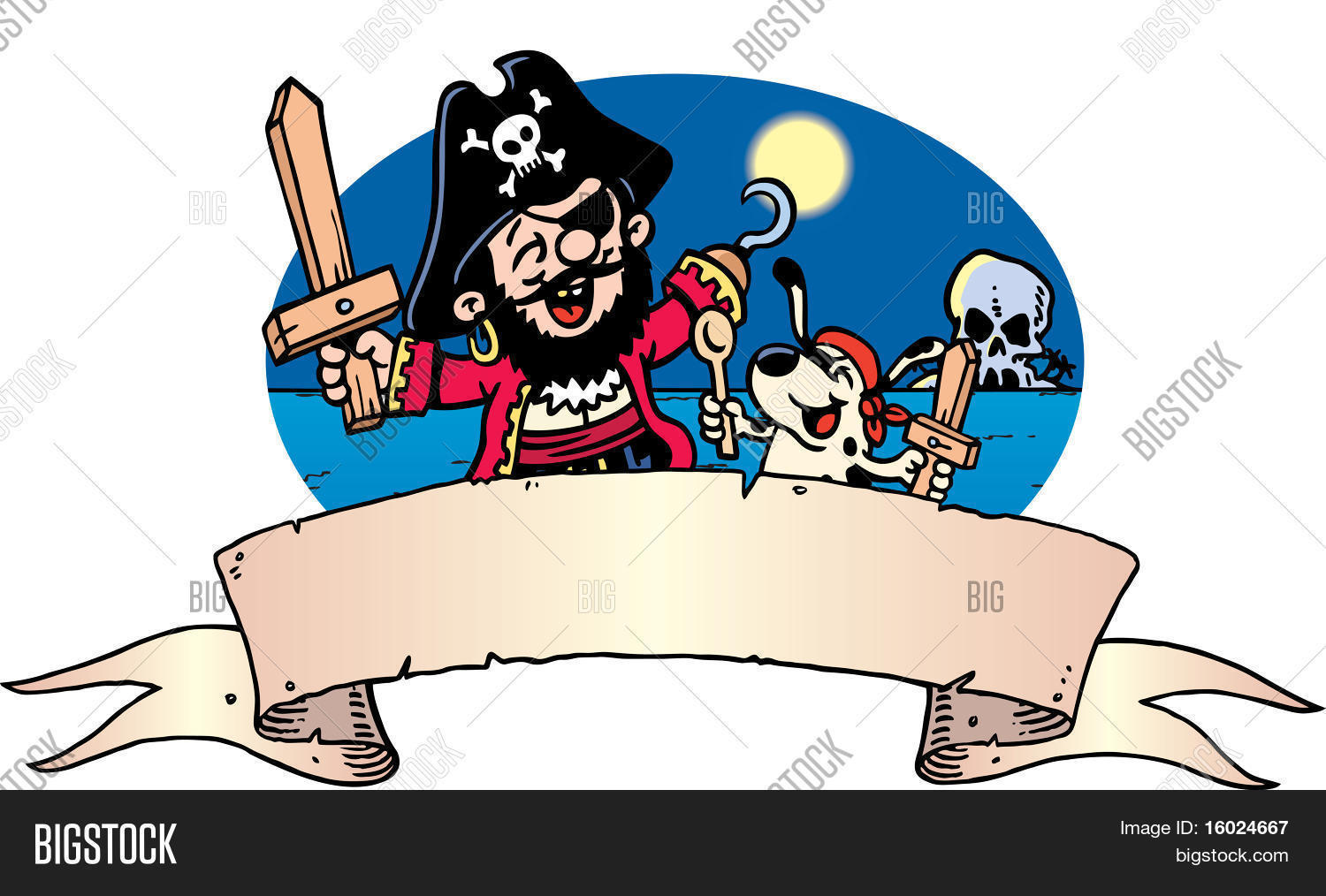 Kid Pirate Banner Vector Photo Free Trial Bigstock