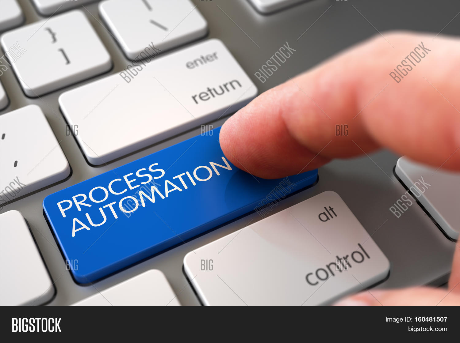 Computer User Presses Image & Photo (Free Trial) | Bigstock