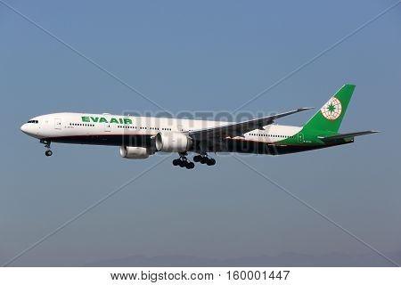 Eva Air Boeing 777-300Er Airplane