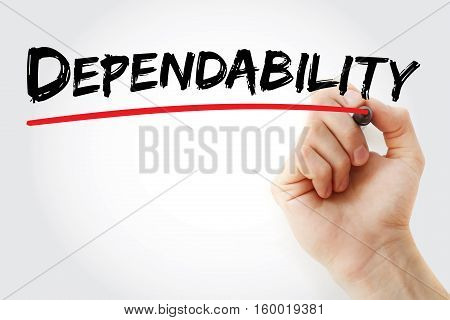 Hand Writing Dependability With Marker