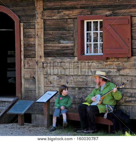 Historical Fort Nisqually In Point Defiance Park, Tacoma