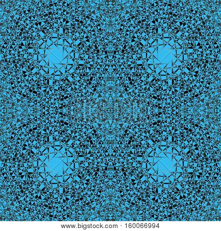 Vector a seamless example of blue and black color pieces of a mozayka it is broken splinters.
