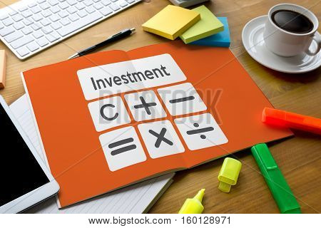 Calculation Business Investment Accounting Banking Budget Calculator ,  Pressing Calculator Buttons