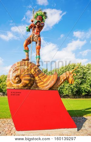 Giant Sculptures In The Parc De La Villette, Paris, France