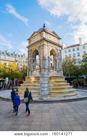 Fontaine Des Innocents In Paris, France