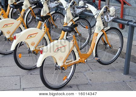 Bycykler i Milano