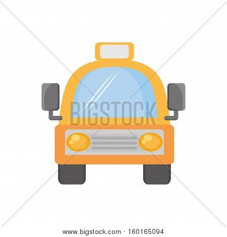 taxi cab vehicule transport travel vector illustration eps 10