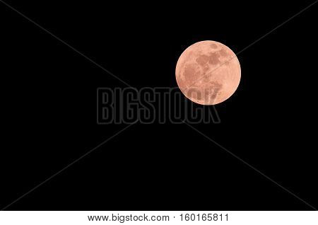 Supermoon2016/11/14 Bangkok Thailand Super moon is new Moon or full moon at its closest point to Earth