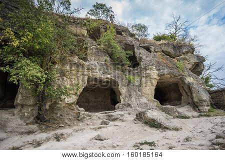 Cave city Chufut-Kale, Bakhchisarai. Sights of Crimea