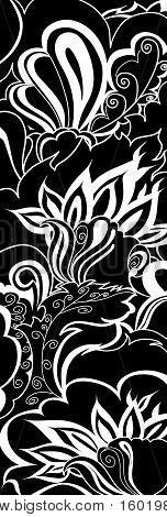Ilustração floral abstrata