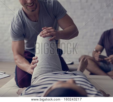 Health Wellness Massage Training Concept
