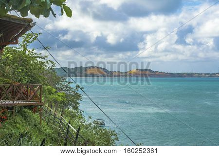 Aerial Seascape Scene Pipa Brazil