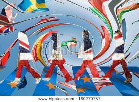 Brexit English linked walk away from Europe