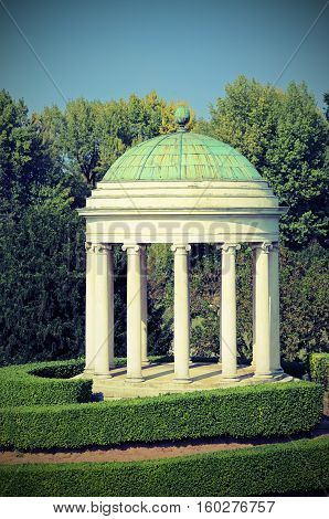 Ancient Temple With The Dome In Classic Style