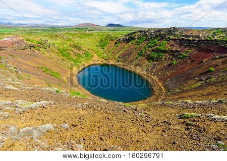 The Volcanic Crater Lake Kerid