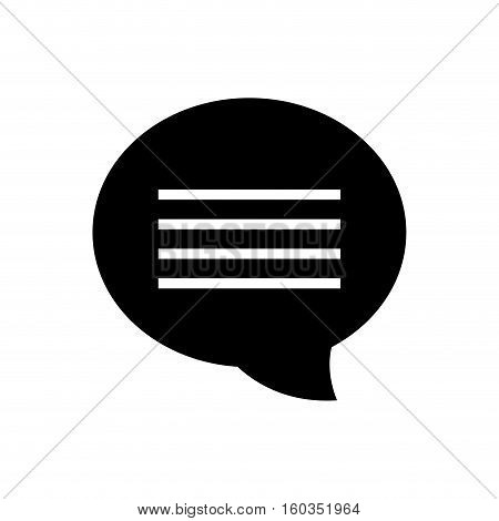 Chat bubble speakbox icon vector illustration graphic design