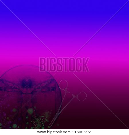 一个伟大的简单图像，医学概念