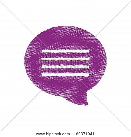 Chat bubble speakbox icon vector illustration graphic design
