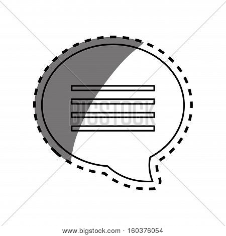 Chat bubble speakbox icon vector illustration graphic design