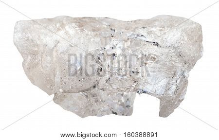 Danburite Rock Isolated On White
