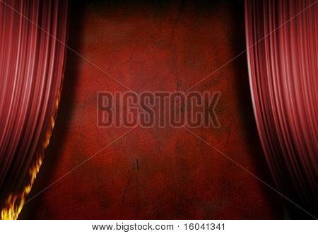 Etapa roja con quema de cortina