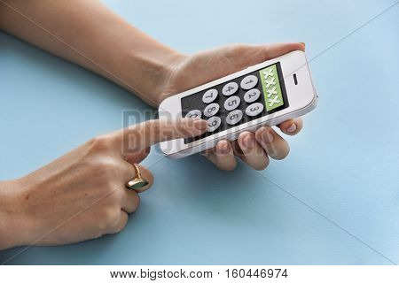 Telecommunication Digital Device Caculator Concept