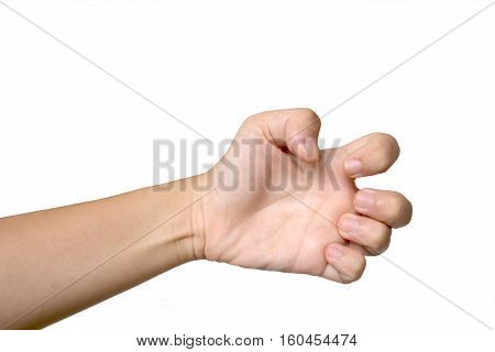 frizzle fingers style with white background,five fingers