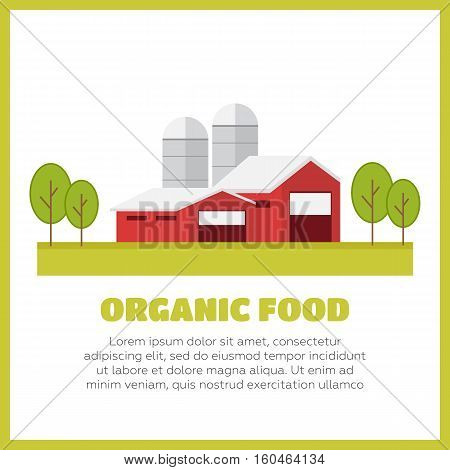Organic products. Agriculture and Farming. Agribusiness Rural landscape