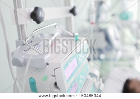 Medical science background with the modern equipment.