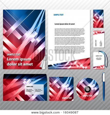 İş sanat için şablon. Vektör