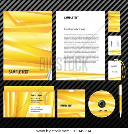 İş sanat için şablon. Vektör