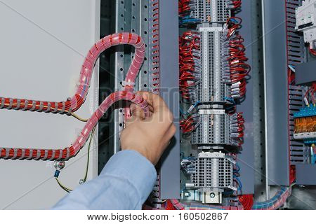 Low voltage cabinet. Uninterrupted power. Electrical power.