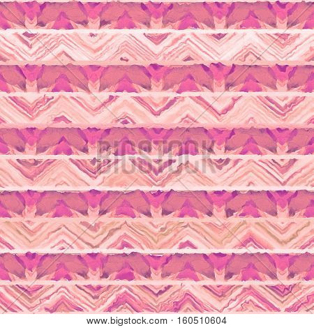 Native watercolor artistic colorful pattern. Ethnic boho style. Seamless draw tribal square texture.