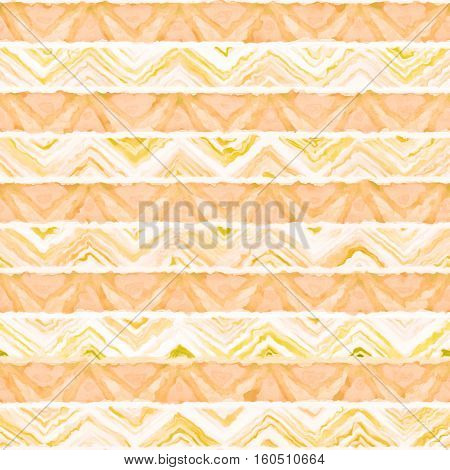 Native watercolor artistic colorful pattern. Ethnic boho style. Seamless draw tribal square texture.
