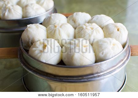 Steamed Chinese Meat Buns Baozi