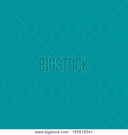 Bubble Wrap. Turquoise Neutral Seamless Pattern for Modern Design in Flat Style. Tileable Geometric Vector Background.