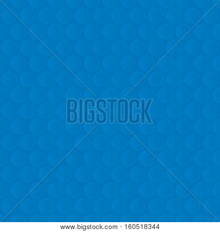 Bubble Wrap. Blue Neutral Seamless Pattern for Modern Design in Flat Style. Tileable Geometric Vector Background.