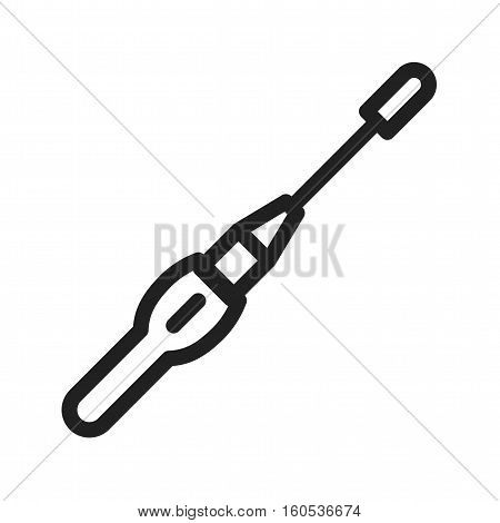 Root, canal, dental icon vector image. Can also be used for dentist equipment. Suitable for mobile apps, web apps and print media.