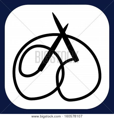 An icon for hand-made goods ( craft )