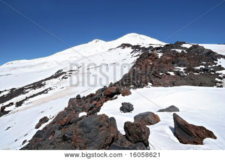 Piek Elbrus - hoogste punt in Rusland en Europa
