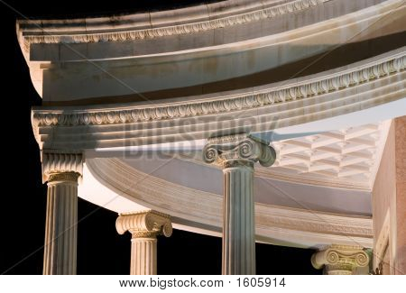 Spalten und Dach