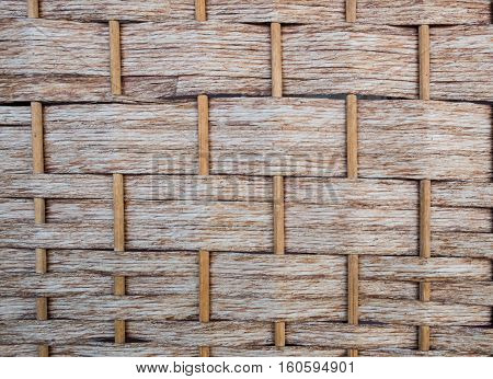 Wooden wicker texture and background, nature background, wood background, pattern background