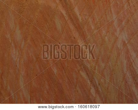 Red wood, freshly cut with chainsaw, abstract background