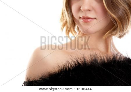 Smuk Brunette kvinde