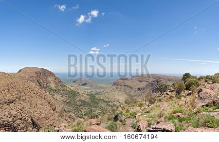 Landscape in the Marakele National Park, Limpopo, South Africa