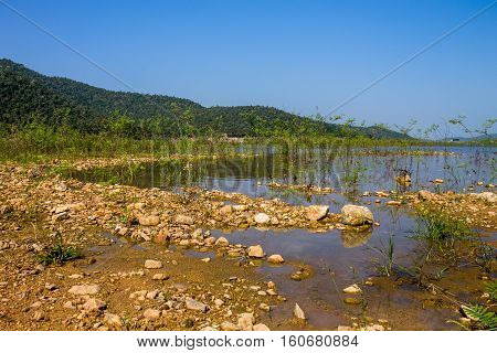 Reserved Water At Hui Lan Irrigation Dam