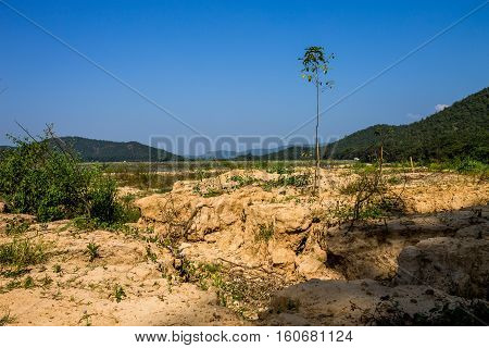 Reserved Water At Hui Lan Irrigation Dam